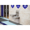 Ezh2O Bottle Filling Station With Bi-Level Ada Cooler Dual Hands Free Activation Filtered Refrigerated Light Gray