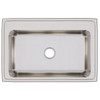 Lustertone Classic Stainless Steel 33" X 22" X 10-1/8", Single Bowl Drop-In Sink in Lustrous Satin