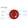 Quartz Perfect Drain 3-1/2" Removable Polymer Basket Strainer And Rubber Stopper Greystone in Greystone