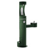 Outdoor Ezh2O Upper Bottle Filling Station Bi-Level Pedestal Non-Filtered Non-Refrigerated Evergreen in Evergreen