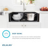 Quartz Classic 33" X 18-7/16" X 9-7/16" Single Bowl Undermount Sink Kit With Filtered Faucet Greystone in Greystone