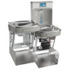Enhanced Bottle Filler & Bi-Level Ada Cooler Refrigerated Light Gray Granite High Capacity Lead Drop Down Wrapper
