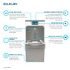 Enhanced Bottle Filler & Single Ada Cooler Refrigerated Light Gray Granite High Capacity Lead Drop Down Wrapper