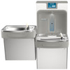 Enhanced Bottle Filler & Bi-Level Ada Cooler Refrigerated Stainless High Capacity Lead Reducing Drop Down Wrapper