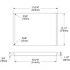 Hardwood 12-1/2" X 17-5/16" X 1-1/2" Cutting Board