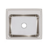 Lustertone Classic Stainless Steel 25" X 21-1/4" X 7-7/8", 0-Hole Single Bowl Drop-In Sink With Quick-Clip in Lustertone
