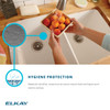 Quartz Classic 25" X 22" X 9-1/2" Single Bowl Drop-In Sink Kit With Filtered Faucet Greystone in Greystone