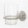 Tumbler Holder with Tumbler in Satin Nickel Tumbler Holder with Tumbler in Satin Nickel