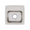 Lustertone Classic Stainless Steel 15" X 15" X 7-1/8", 0-Hole Single Bowl Drop-In Bar Sink With 3-1/2" Drain in Lustrous Satin