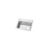 Celebrity Stainless Steel 19-1/2" X 19" X 5-1/2", 0-Hole Single Bowl Drop-In Ada Sink With Quick-Clip And Right Drain in Brushed Satin