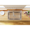 Lustertone Classic Stainless Steel 31" X 22" X 10-1/8", 0-Hole Single Bowl Drop-In Sink With Perfect Drain(R) in Lustrous Satin