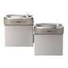 Dual Hands-Free Activation Bi-Level Ada Cooler Non-Filtered Refrigerated Light Gray
