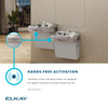 Dual Hands-Free Activation Bi-Level Ada Cooler Non-Filtered Refrigerated Light Gray