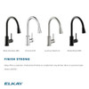 Avado Single Hole Kitchen Faucet With Pull-Down Spray And Forward Only Lever Handle Black Stainless