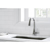 Gourmet Single Hole Kitchen Faucet With Pull-Down Spray And Forward Only Lever Handle Chrome in Chrome