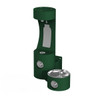 Outdoor Ezh2O Bottle Filling Station Wall Mount With Single Fountain Non-Filtered Non-Refrigerated Evergreen in Evergreen
