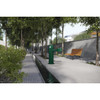 Outdoor Bi-Level Pedestal Fountain Non-Filtered Non-Refrigerated Evergreen in Evergreen