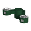 Outdoor Wall Mount Bi-Level Drinking Fountain Non-Filtered Non-Refrigerated Evergreen in Evergreen