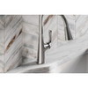 Harmony Single Hole Kitchen Faucet With Pull-Down Spray And Forward Only Lever Handle Chrome in Chrome