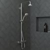 Croma 100 Showerhead E 3-Jet, 2.5 Gpm in Chrome