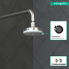 Croma 100 Showerhead E 3-Jet, 2.5 Gpm in Chrome