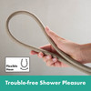 Designflex Textile Handshower Hose, 63" in Brushed Bronze
