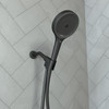 Rainfinity Handshower 130 3-Jet, 2.5 Gpm in Matte Black