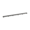 Raindrain Match Boardwalk Trim Boadwalk 47 1/4" With Height Adjustable Frame In Brushed Stainless Steel
