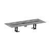Raindrain 2" Outlet 23 5/8" (600Mm) In Brushed Stainless Steel