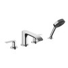 Vivenis 4-Hole Roman Tub Set Trim With 1.75 Gpm Handshower in Chrome