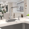 Aquno Select Kitchen Faucet, 2-Spray Pull-Out, 1.75 Gpm in Stainless Steel Optic