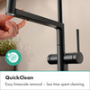 Talis N Semi-Pro Powderspray Kitchen Faucet 1.75 Gpm in Brushed Black Chrome