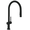 Talis N Higharc Kitchen Faucet, O-Style 2-Spray Pull-Down, 1.75 Gpm in Matte Black