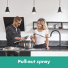 Talis N Higharc Kitchen Faucet, O-Style 2-Spray Pull-Down, 1.75 Gpm in Matte Black