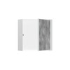 Xtrastoris Rock Wall Niche With Tileable Door 12"X 12"X 5.5" in Matte White