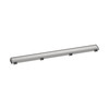 Raindrain Match Trim Zero/ Tile 31 1/2" With Height Adjustable Frame in Brushed Stainless Steel