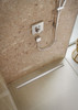 Raindrain Match Trim Zero/ Tile 27 5/8" With Height Adjustable Frame in Brushed Stainless Steel