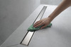 Raindrain Match Trim 23 5/8" With Height Adjustable Frame in Chrome