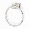 Modern Towel Ring 6-1/8-in in Polished Nickel