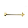 Classic Traditional A8023-18-PB Grab Bar Traditional in Polished Brass Classic Traditional A8023-18-PB Grab Bar Traditional in Polished Brass