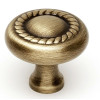 Alno Rope A812-1-AE Knob Traditional 1-in in Antique English