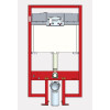 In-Wall Tank Unit for Duofit Wall-Hung Toilets with Copper Pipe in Cotton