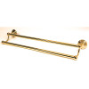 Embassy A9025-24-PB Double Towel Bar Traditional in Polished Brass
