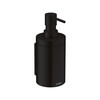 Universal Circular Soap Dispenser in Matte Black
