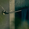 Universal Circular Towel Bar, 30" in Brushed Black Chrome
