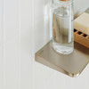 Universal Circular Shelf, 16" in Brushed Nickel