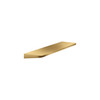 Universal Circular Shelf, 16" in Brushed Gold Optic