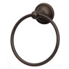 Towel Ring Traditional 6-in in Chocolate Bronze