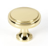 Knob Transitional 1-1/4-in in Polished Brass