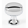 Knob Transitional 1-1/8-in in Polished Chrome
